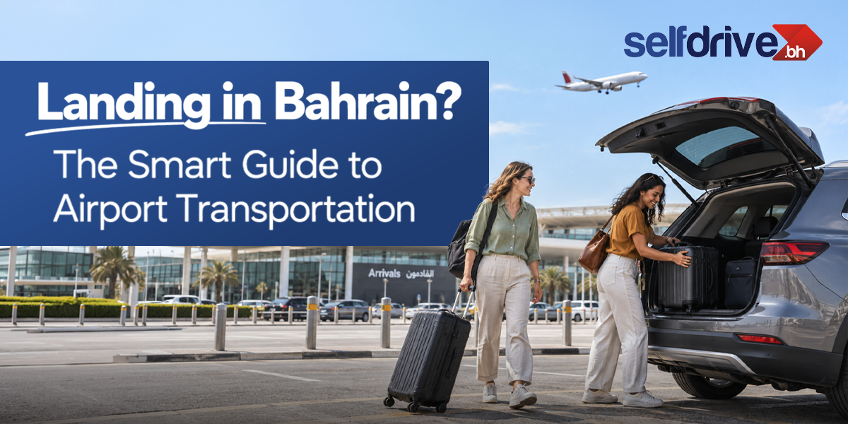 An informative overview of transportation choices available at Bahrain Airport, assisting travelers with their arrival plans.